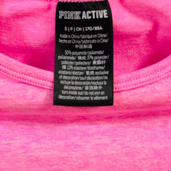 VS PINK Work-out crop top small - Picture 3 of 5